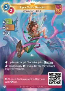 Danseuse d'Étoffe Lyra