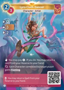 Danseuse d'Étoffe Lyra