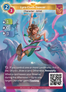 Danseuse d'Étoffe Lyra