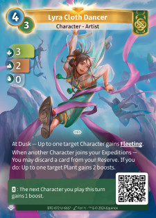 Danseuse d'Étoffe Lyra