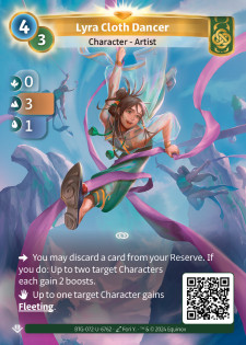 Danseuse d'Étoffe Lyra