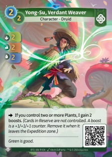 Yong-Su, Tisserand Verdoyant