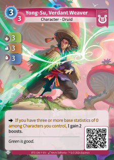 Yong-Su, Tisserand Verdoyant