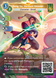 Yong-Su, Tisserand Verdoyant