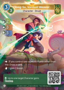 Yong-Su, Tisserand Verdoyant