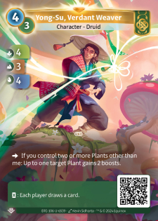 Yong-Su, Tisserand Verdoyant