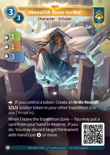 Scribe Runique du Monolithe