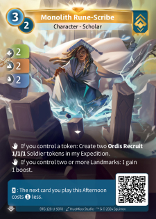 Scribe Runique du Monolithe