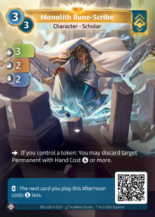 Scribe Runique du Monolithe