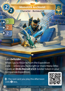 Archiviste du Monolithe