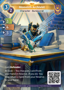 Archiviste du Monolithe