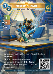 Archiviste du Monolithe