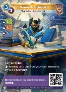 Archiviste du Monolithe