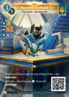 Archiviste du Monolithe