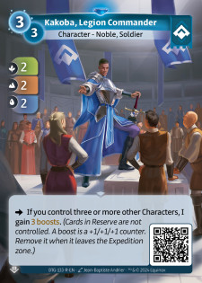 Kakoba, Commandant de Légion