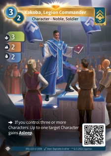 Kakoba, Commandant de Légion