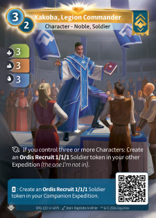 Kakoba, Commandant de Légion