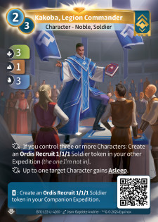 Kakoba, Commandant de Légion