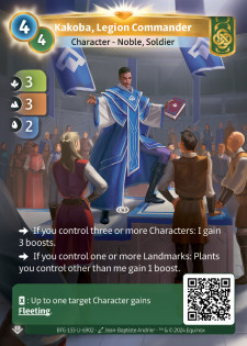 Kakoba, Commandant de Légion