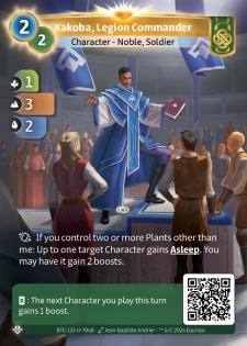 Kakoba, Commandant de Légion