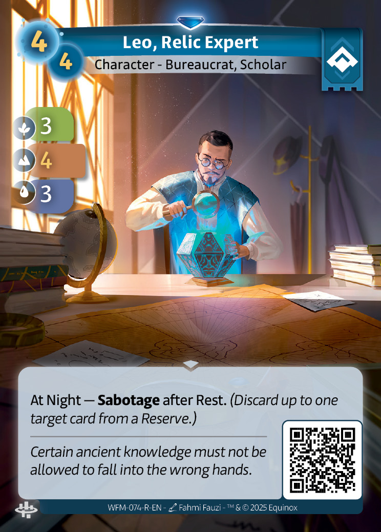 Leo, Expert en Reliques