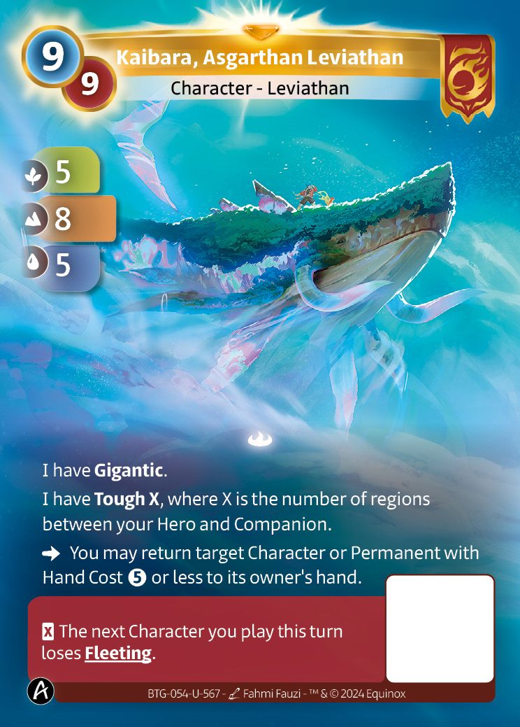 Kaibara, Léviathan Asgarthi