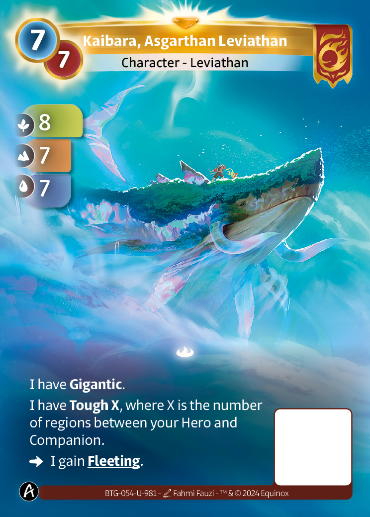 Kaibara, Léviathan Asgarthi