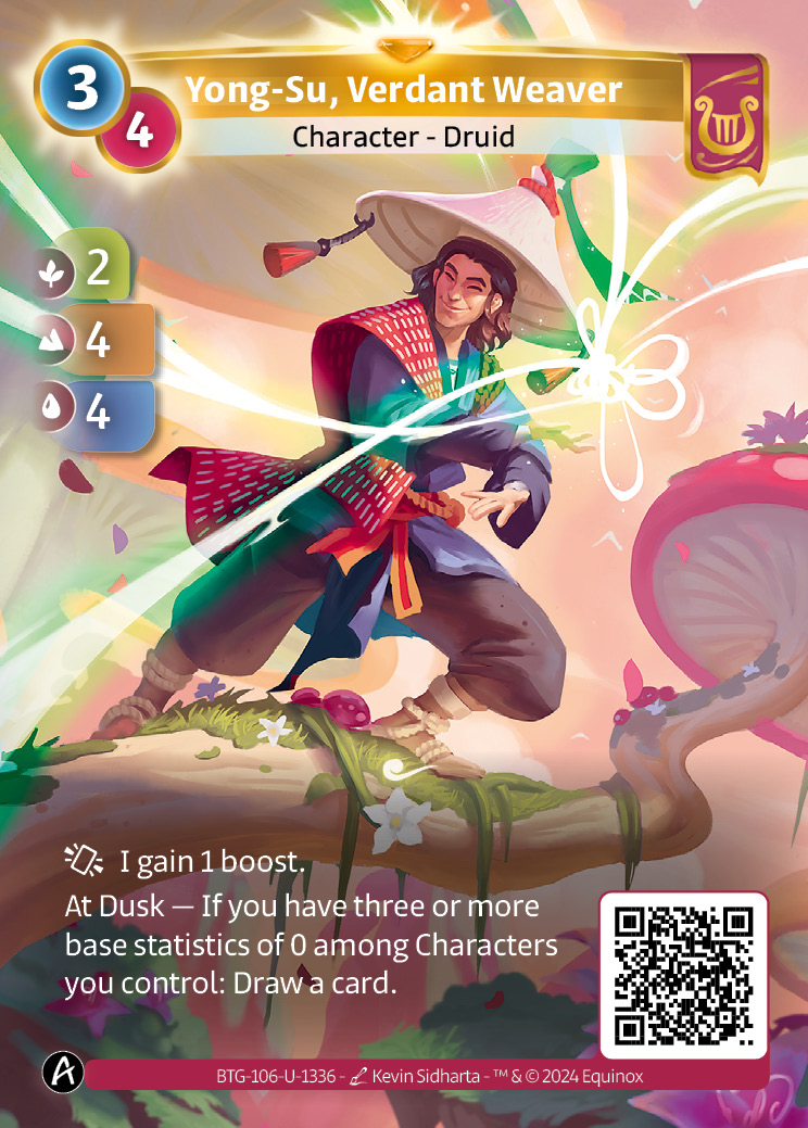 Yong-Su, Tisserand Verdoyant