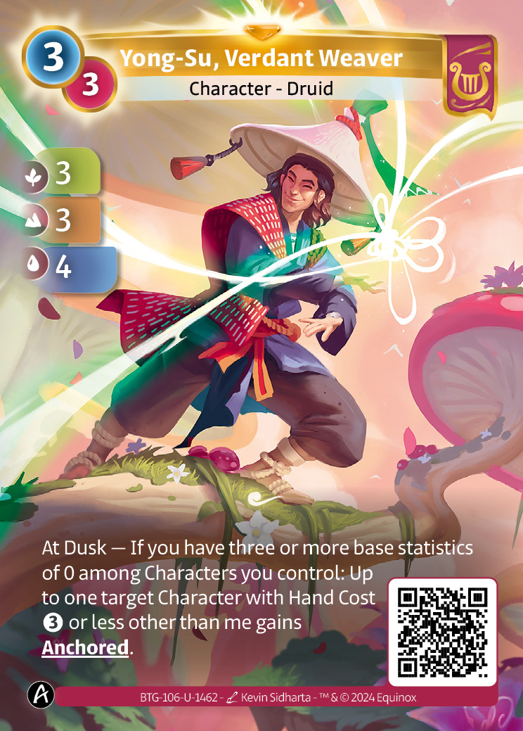 Yong-Su, Tisserand Verdoyant