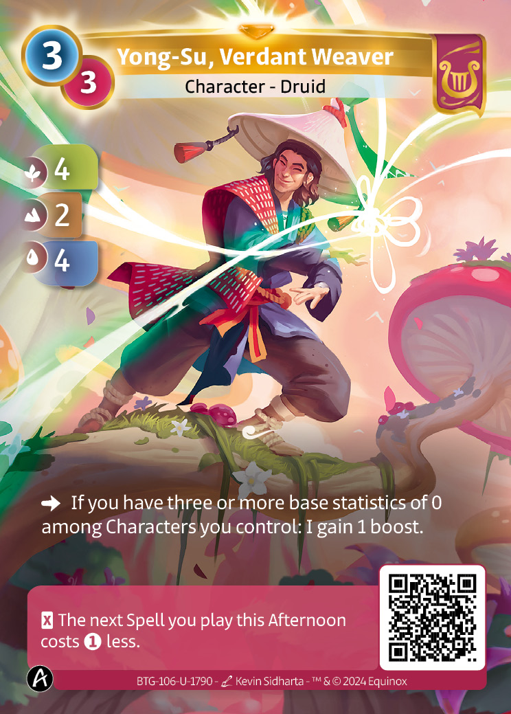 Yong-Su, Tisserand Verdoyant