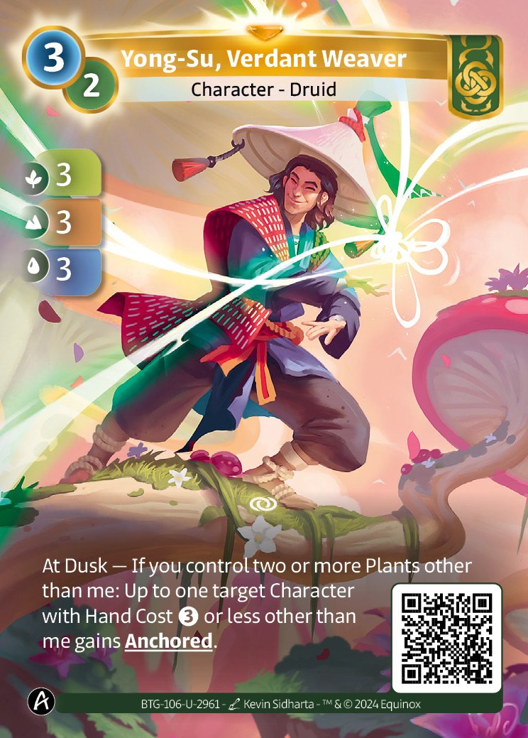 Yong-Su, Tisserand Verdoyant