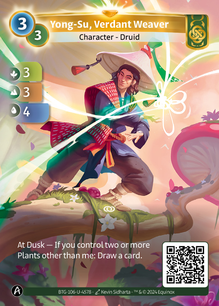 Yong-Su, Tisserand Verdoyant