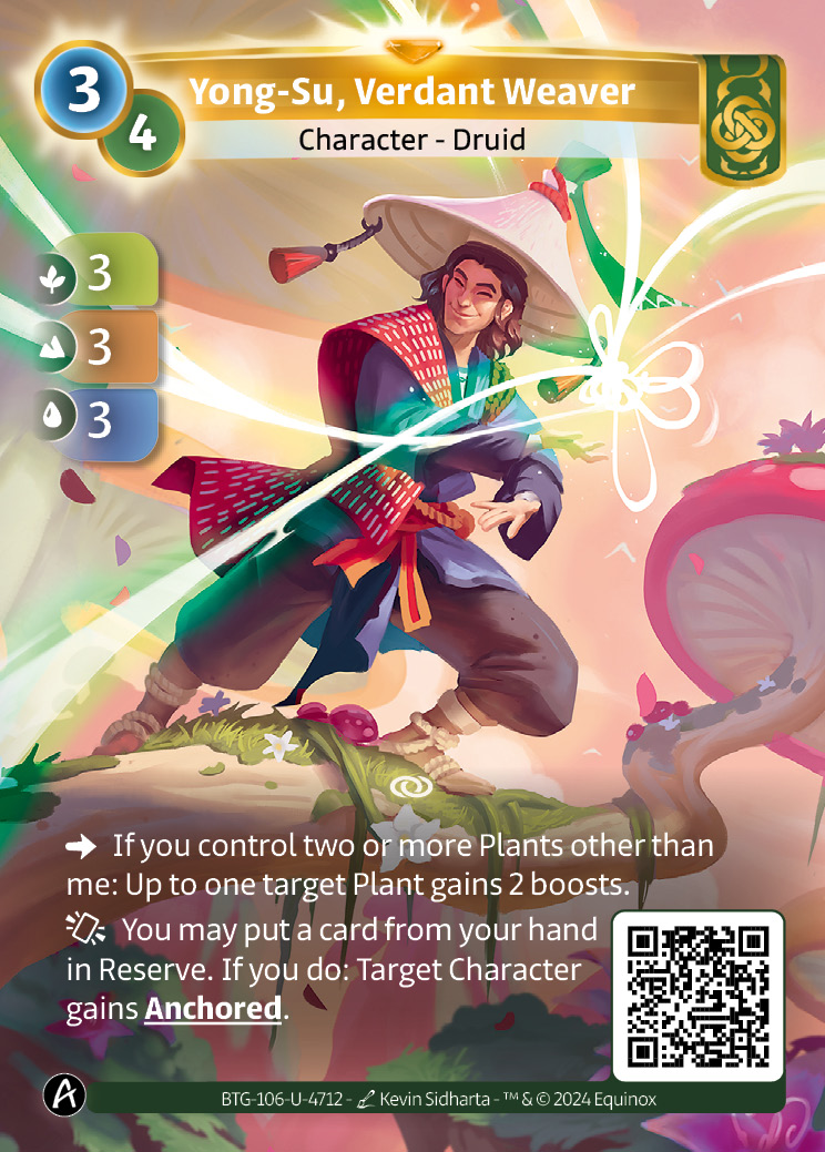 Yong-Su, Tisserand Verdoyant