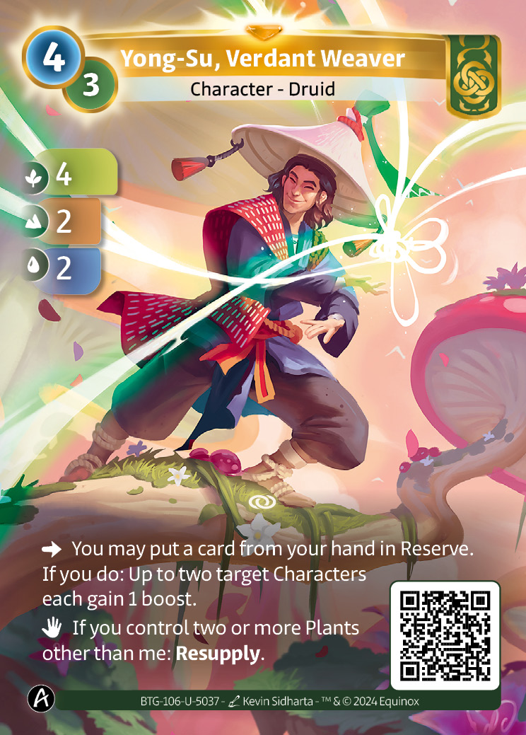 Yong-Su, Tisserand Verdoyant