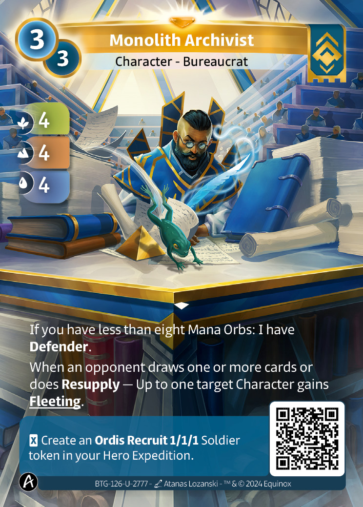 Archiviste du Monolithe