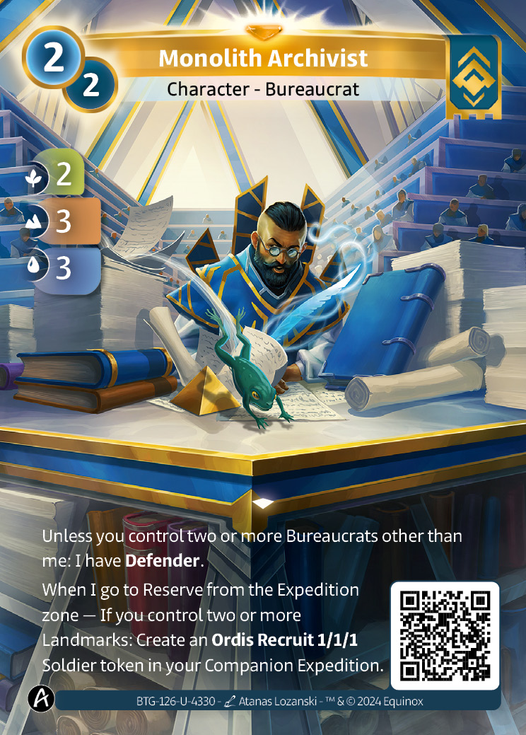 Archiviste du Monolithe