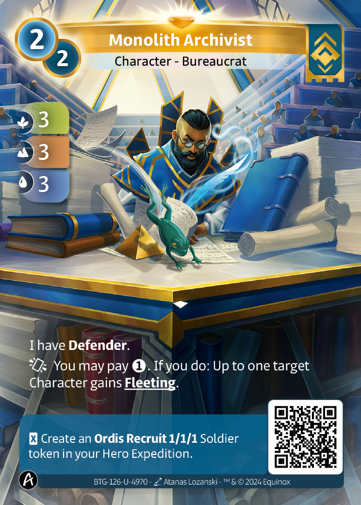 Archiviste du Monolithe