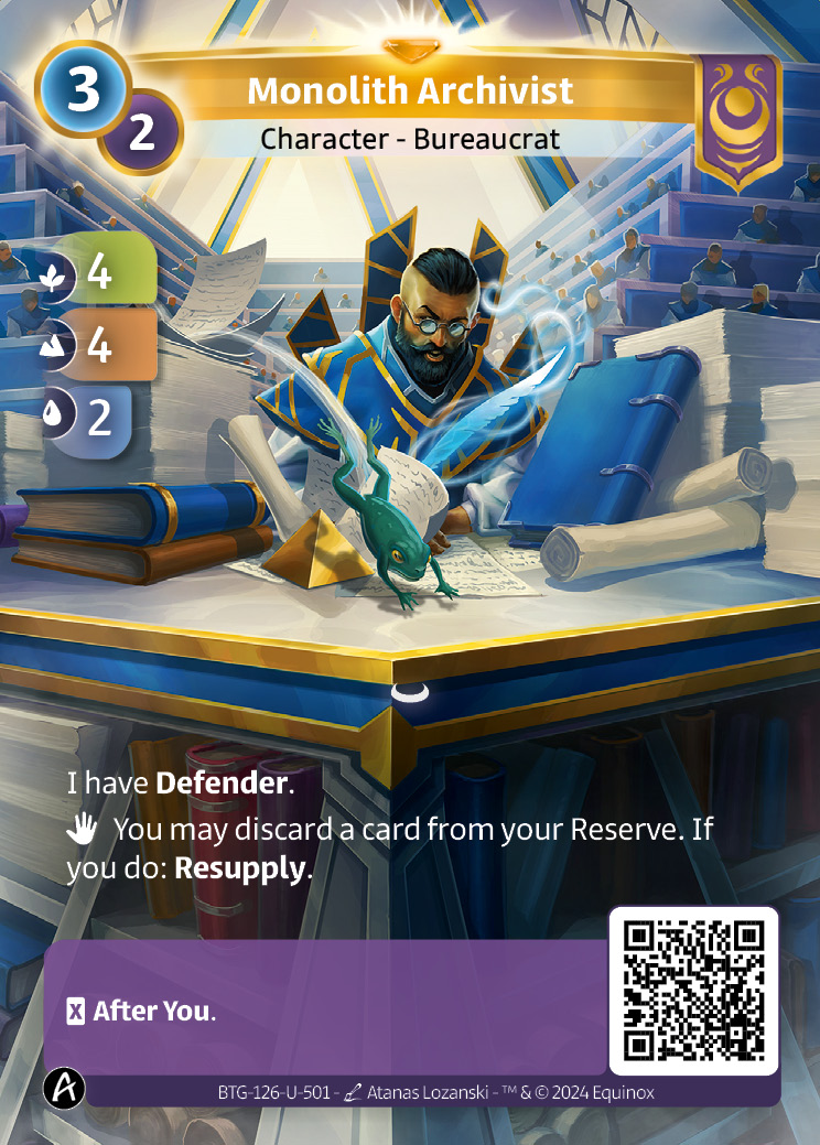 Archiviste du Monolithe