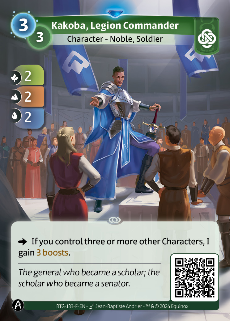 Kakoba, Commandant de Légion