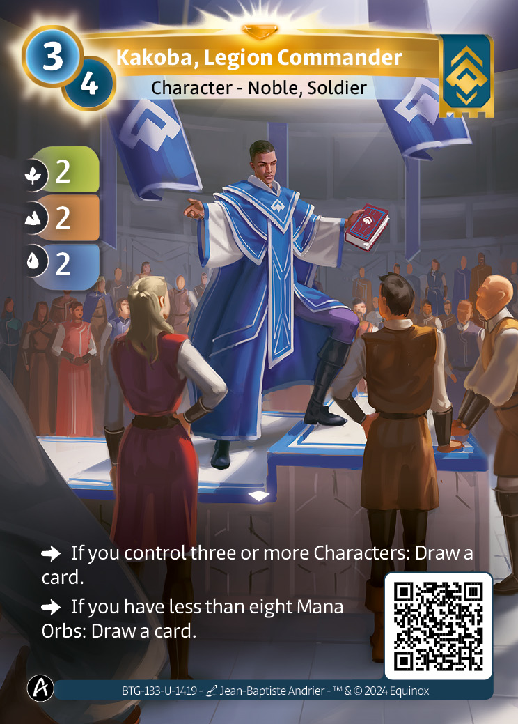 Kakoba, Commandant de Légion