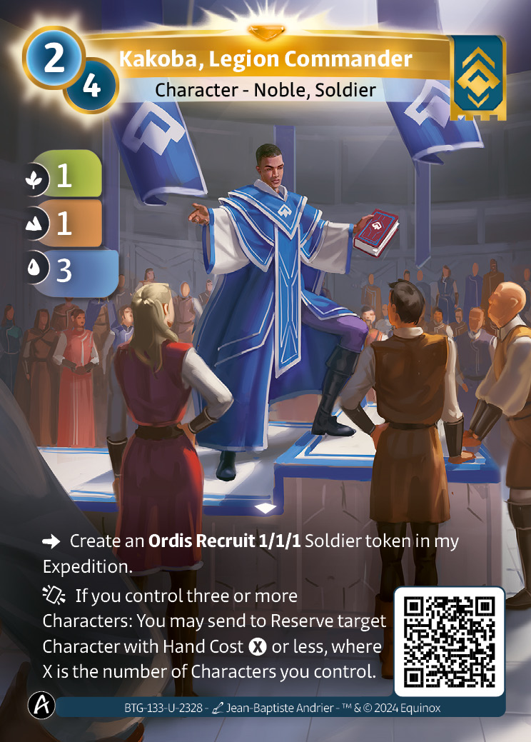 Kakoba, Commandant de Légion