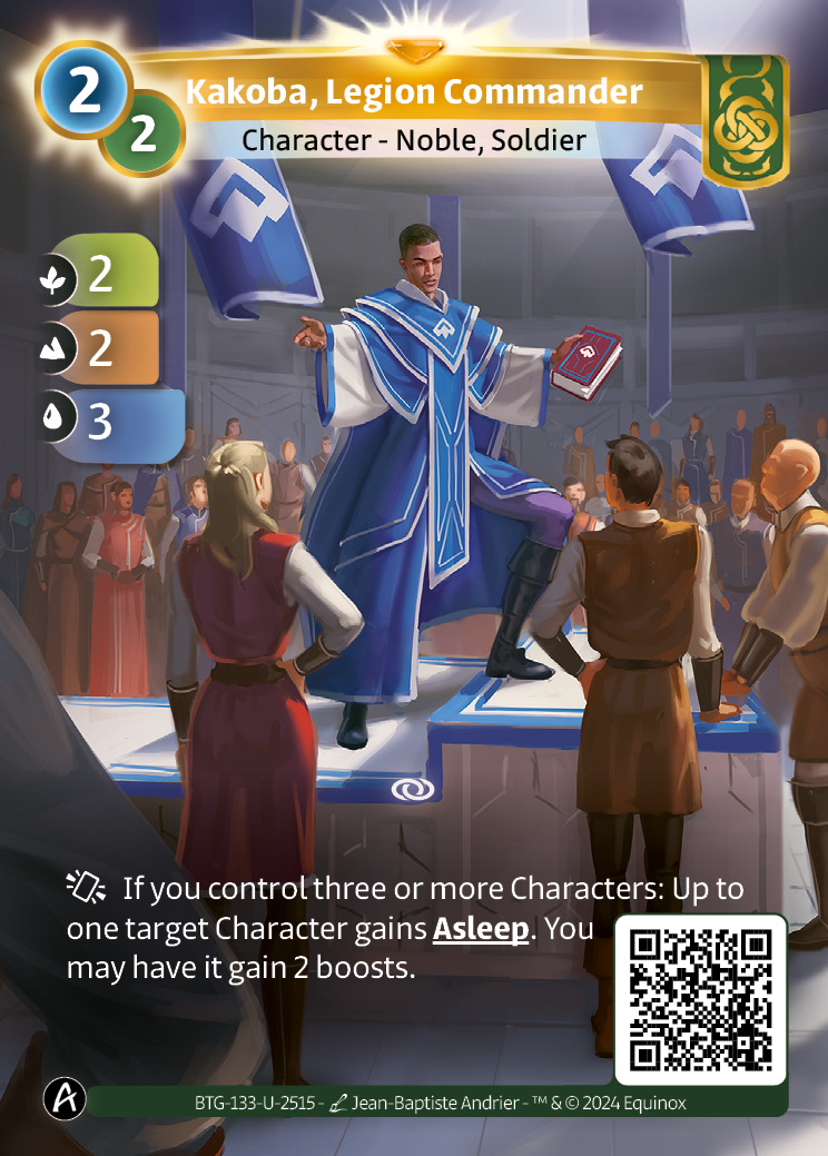Kakoba, Commandant de Légion