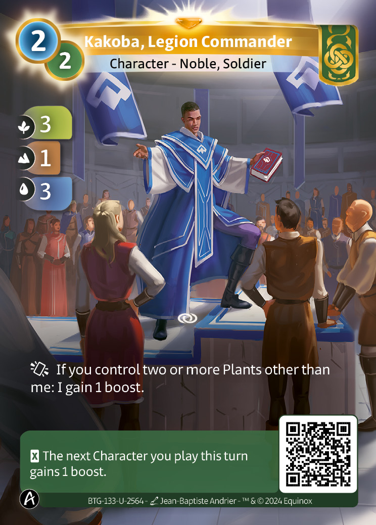 Kakoba, Commandant de Légion