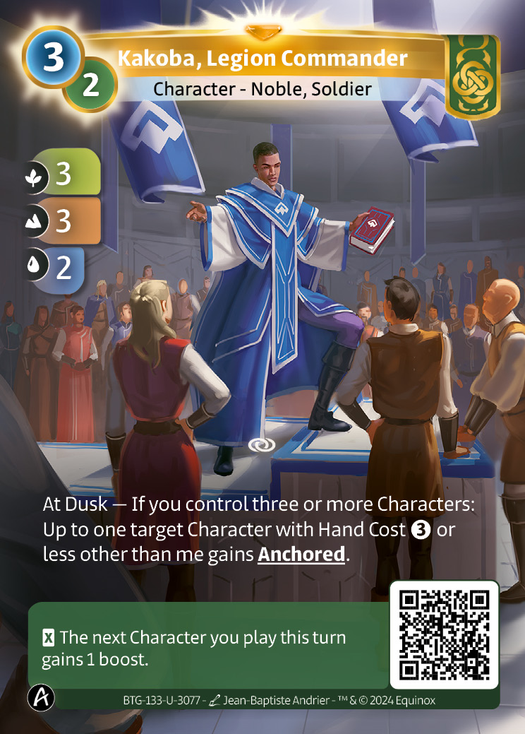 Kakoba, Commandant de Légion