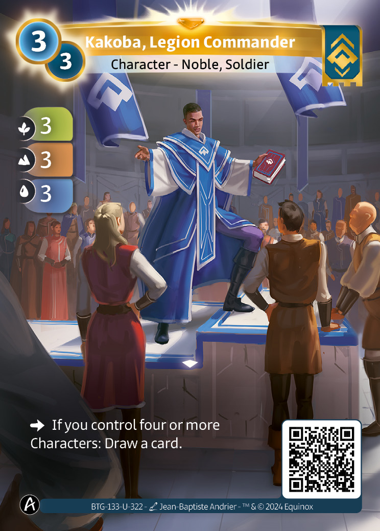Kakoba, Commandant de Légion