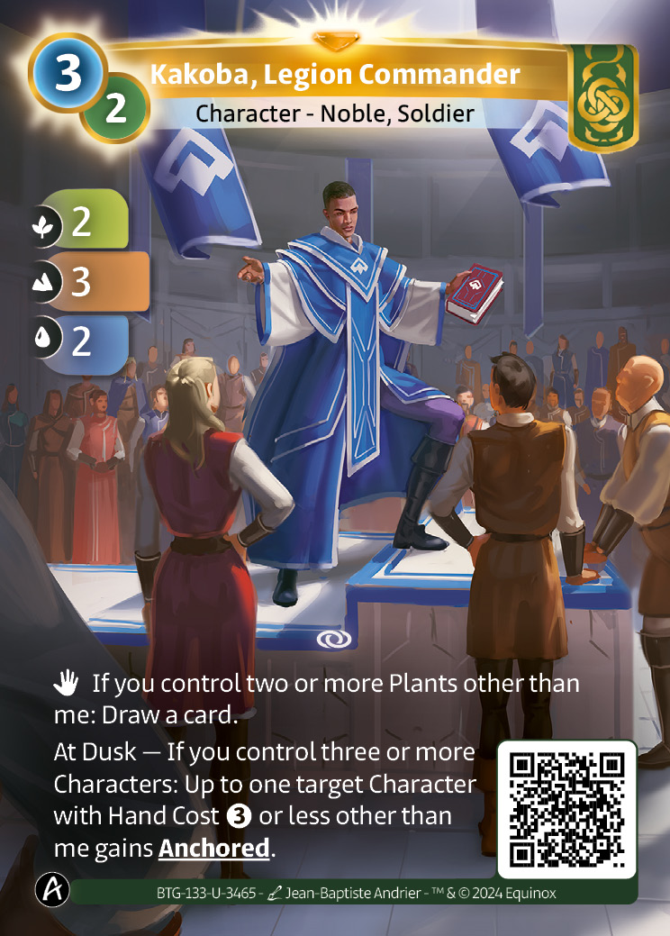 Kakoba, Commandant de Légion