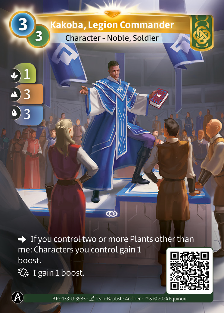 Kakoba, Commandant de Légion