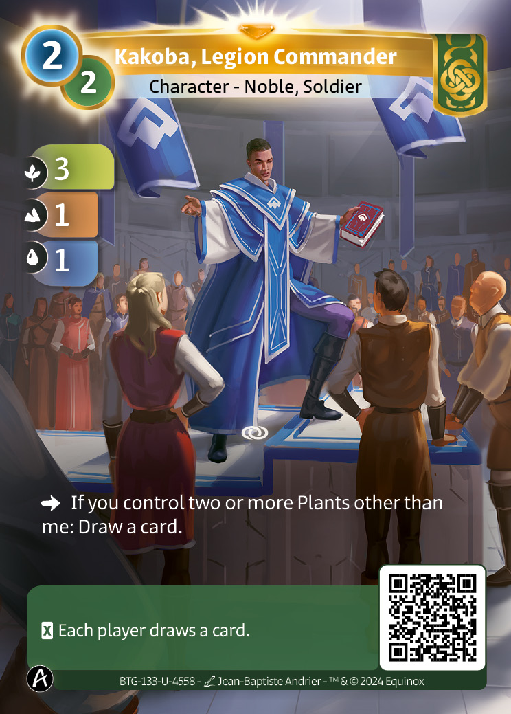 Kakoba, Commandant de Légion