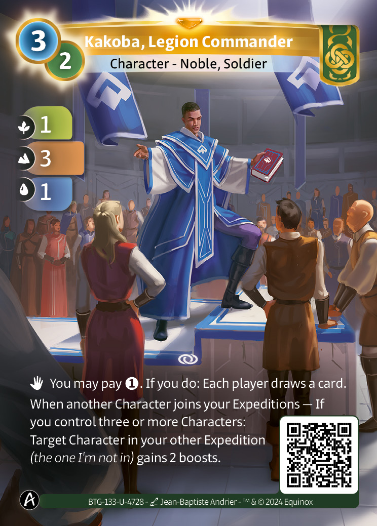 Kakoba, Commandant de Légion