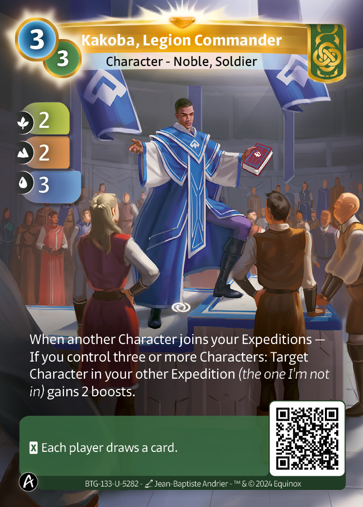 Kakoba, Commandant de Légion